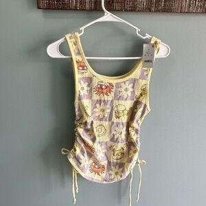 Women's Rugrats Cinched Cropped Graphic Tank Top medium’s 90s